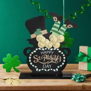 St. Patrick's Day Decor with Gold Coins
